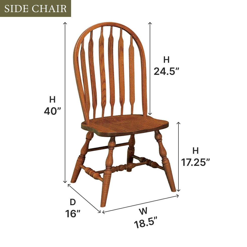 Amish Bent Paddle Chair