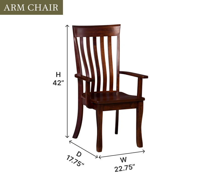 Amish Berkley Dining Chair-Dining Chair-The Amish House