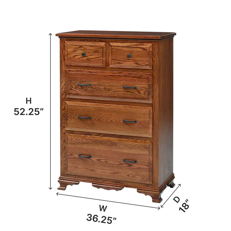 The Amish House Berkshire Chest of Drawers - Thumbnail 2