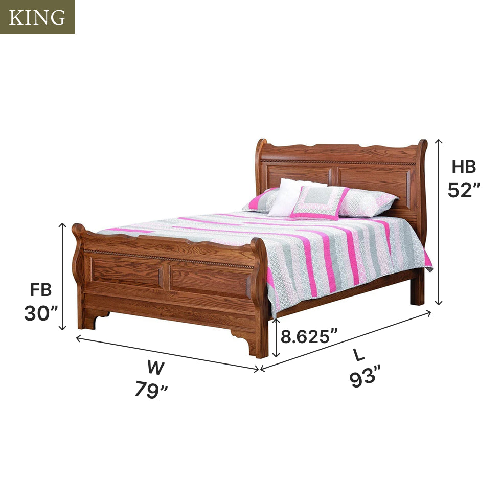 Amish Berkshire Bed