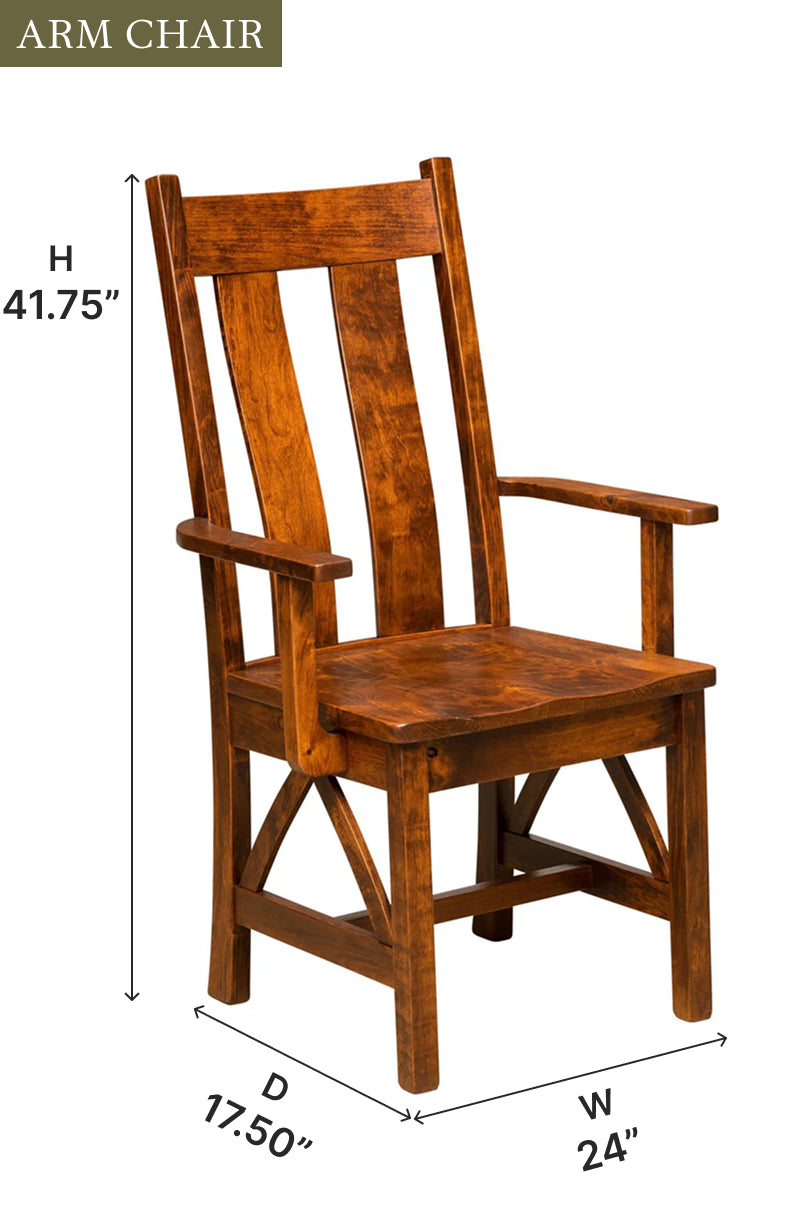 Amish Bostonian Dining Chair-Dining Chair-The Amish House