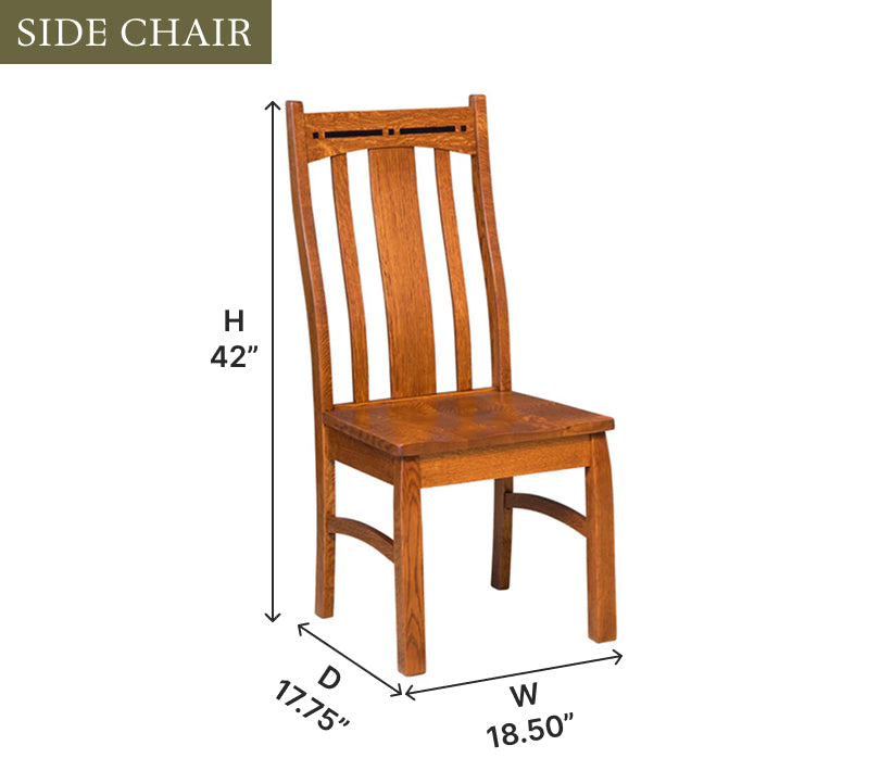 Amish Boulder Creek Dining Chair-Dining Chair-The Amish House