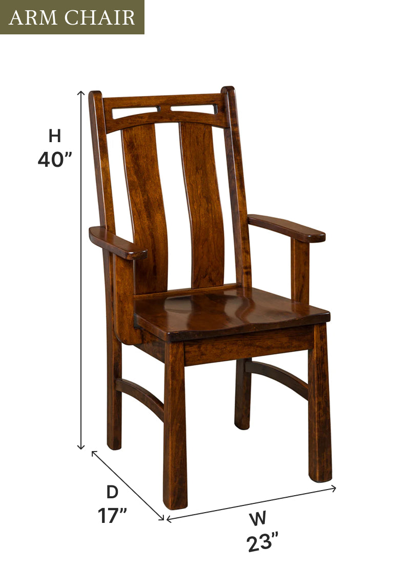 Amish Bridgeport Dining Chair - Thumbnail 4