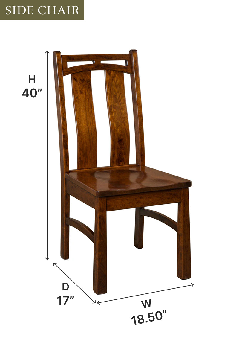 Amish Bridgeport Dining Chair - Thumbnail 3