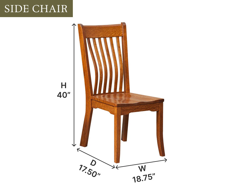 Amish Broadway Dining Chair - Thumbnail 4