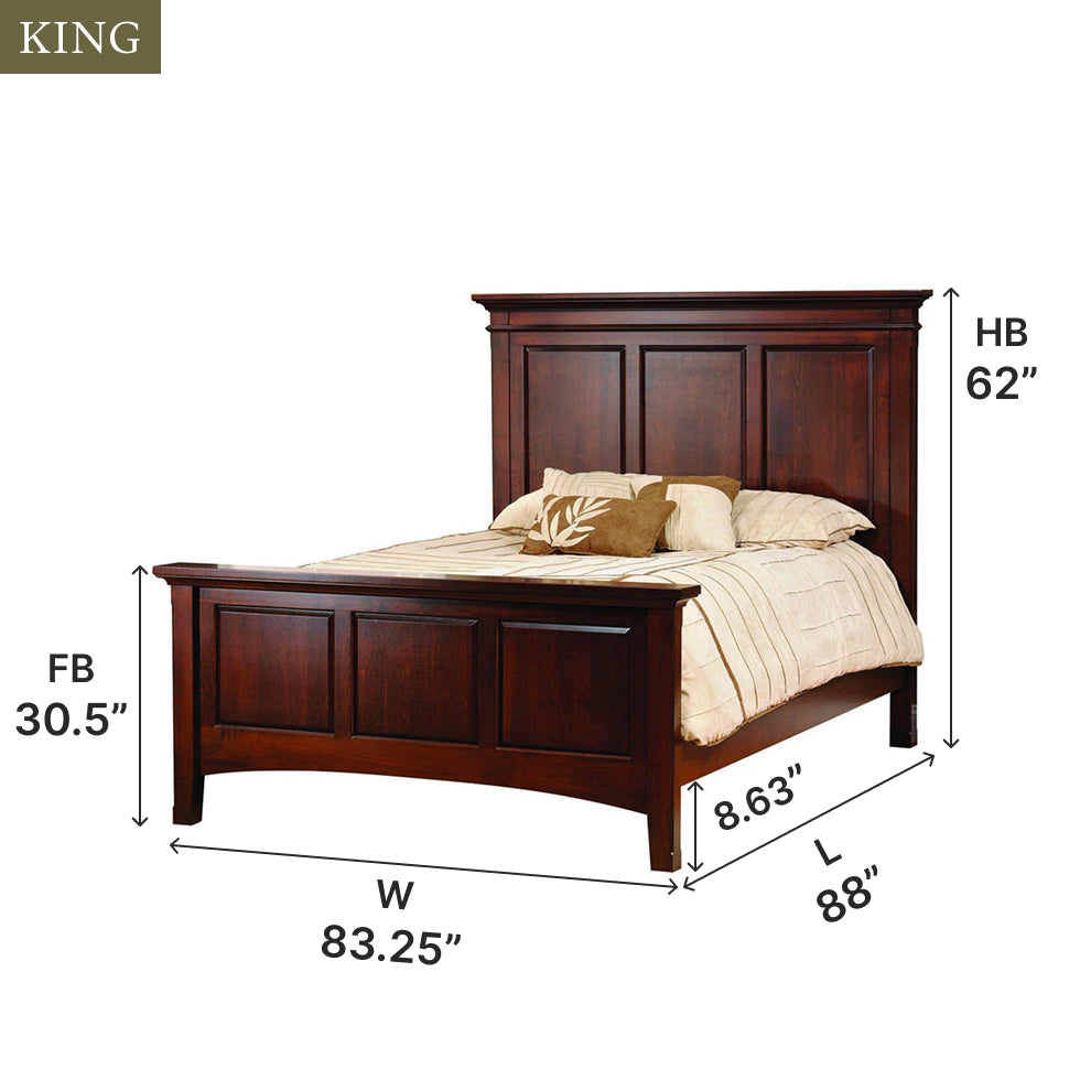 Amish Brookfield Bed - Thumbnail 4