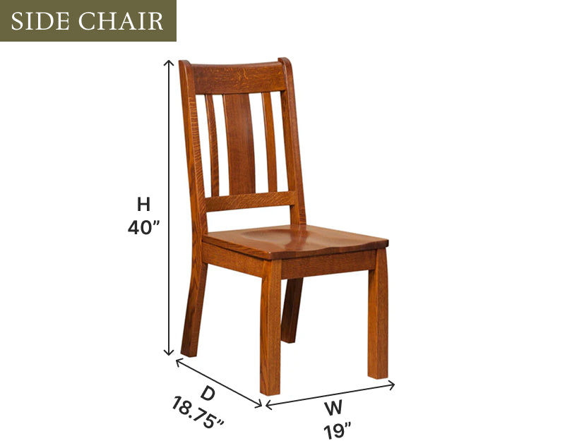 Amish Brookville Dining Chair - Thumbnail 4