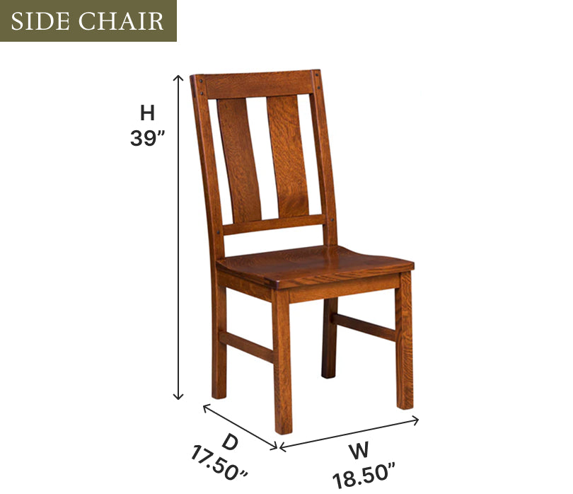 Amish Brunswick Dining Chair - Thumbnail 3