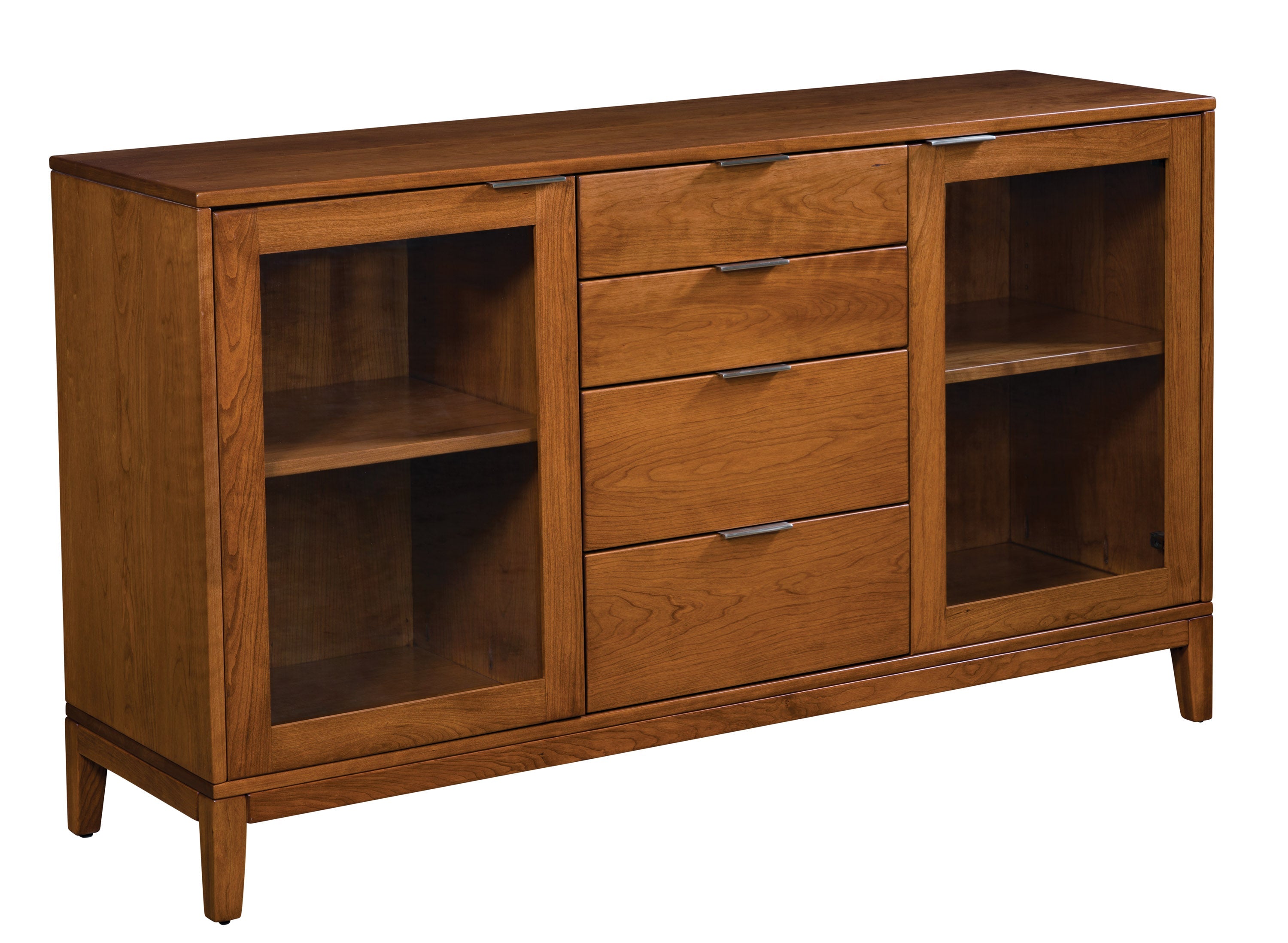 amish urbana two door four drawer sideboard