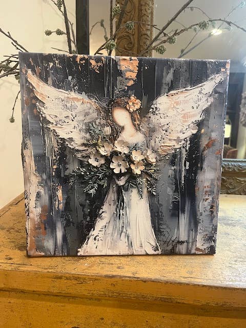 Angel Canvas Art Print 10 X 10