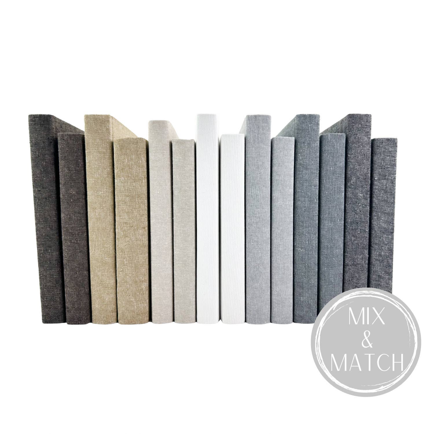 Decorative Linen Covered Books