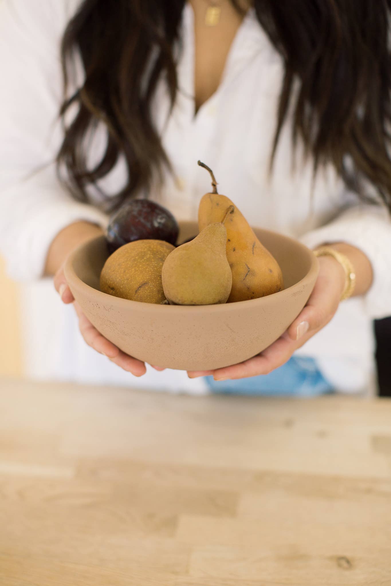 Hand Crafted Textured Concrete Decorative Bowl