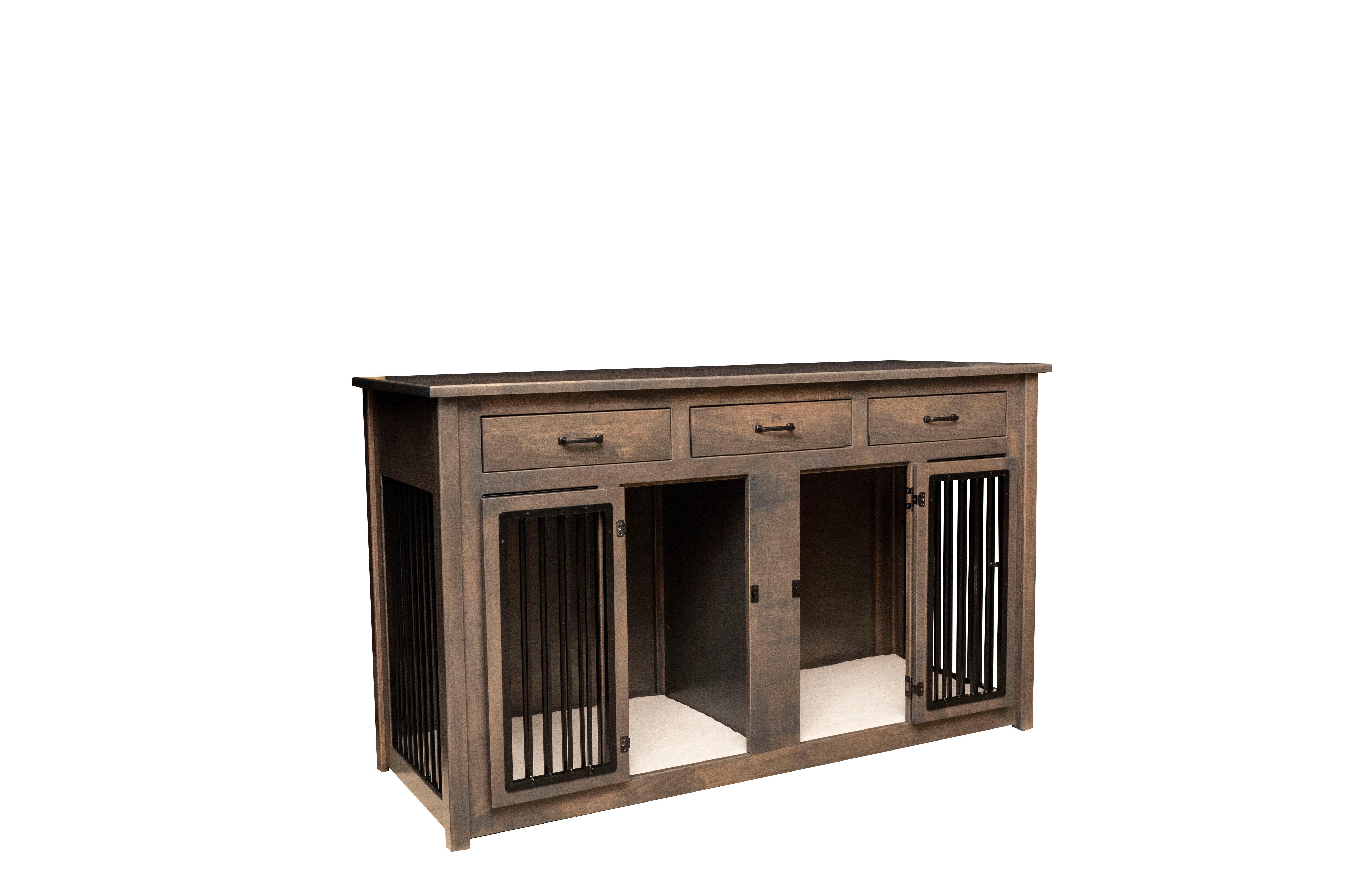 american made amish carson double pet cabinet