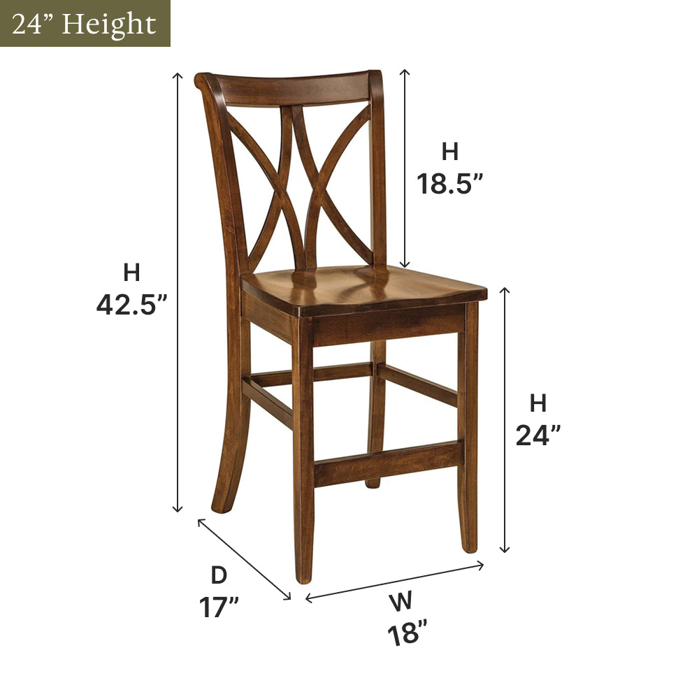 Amish Callahan Bar Chair
