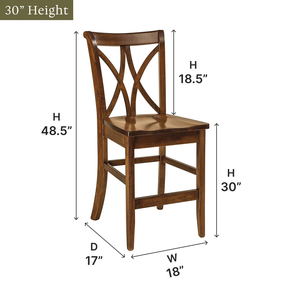 Amish Callahan Bar Chair - Thumbnail 4