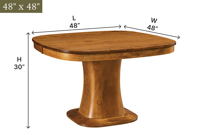Amish Callaway Pedestal Dining Table - Thumbnail 3