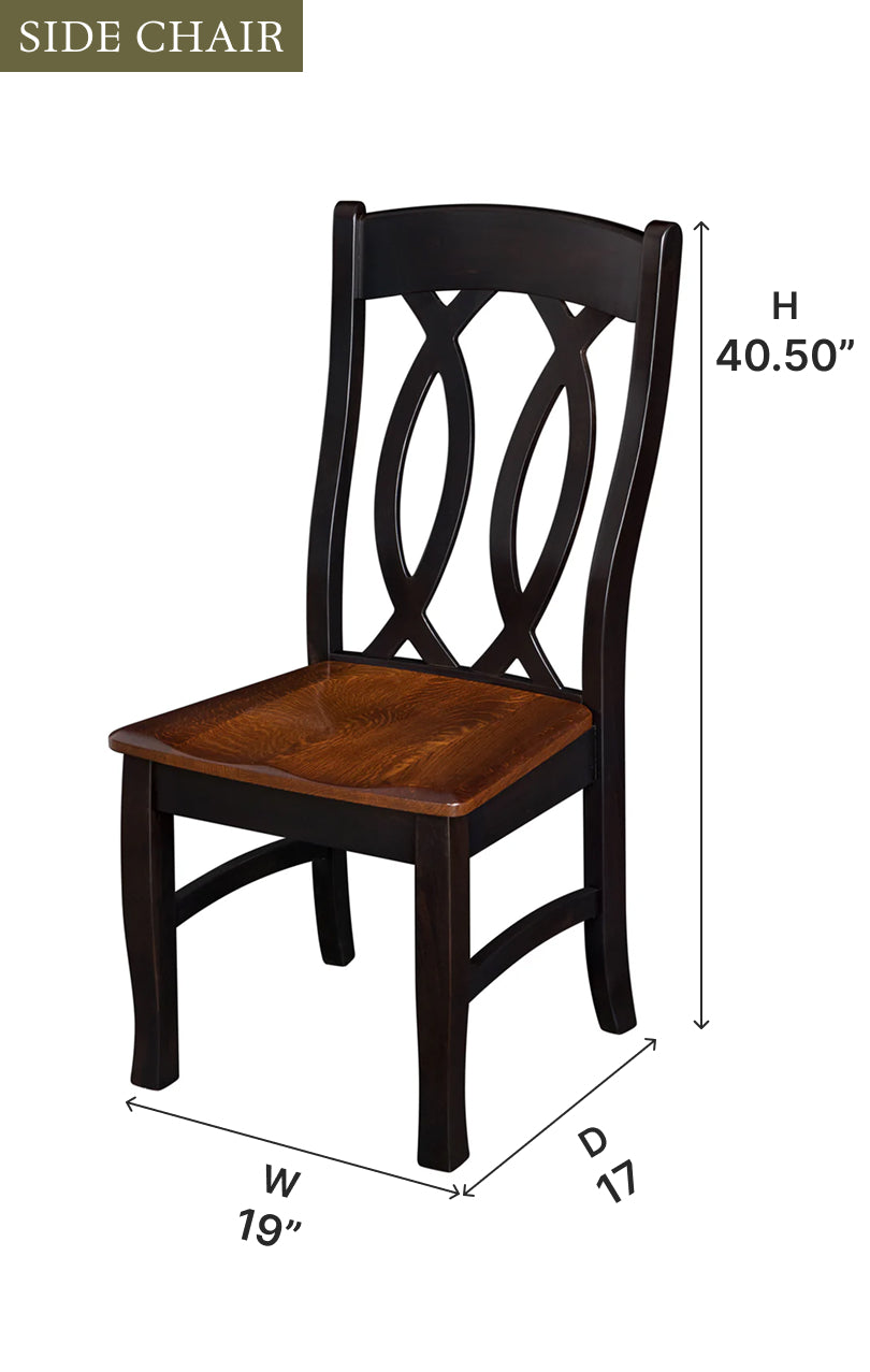 Amish Cambria Dining Chair-Dining Chair-The Amish House