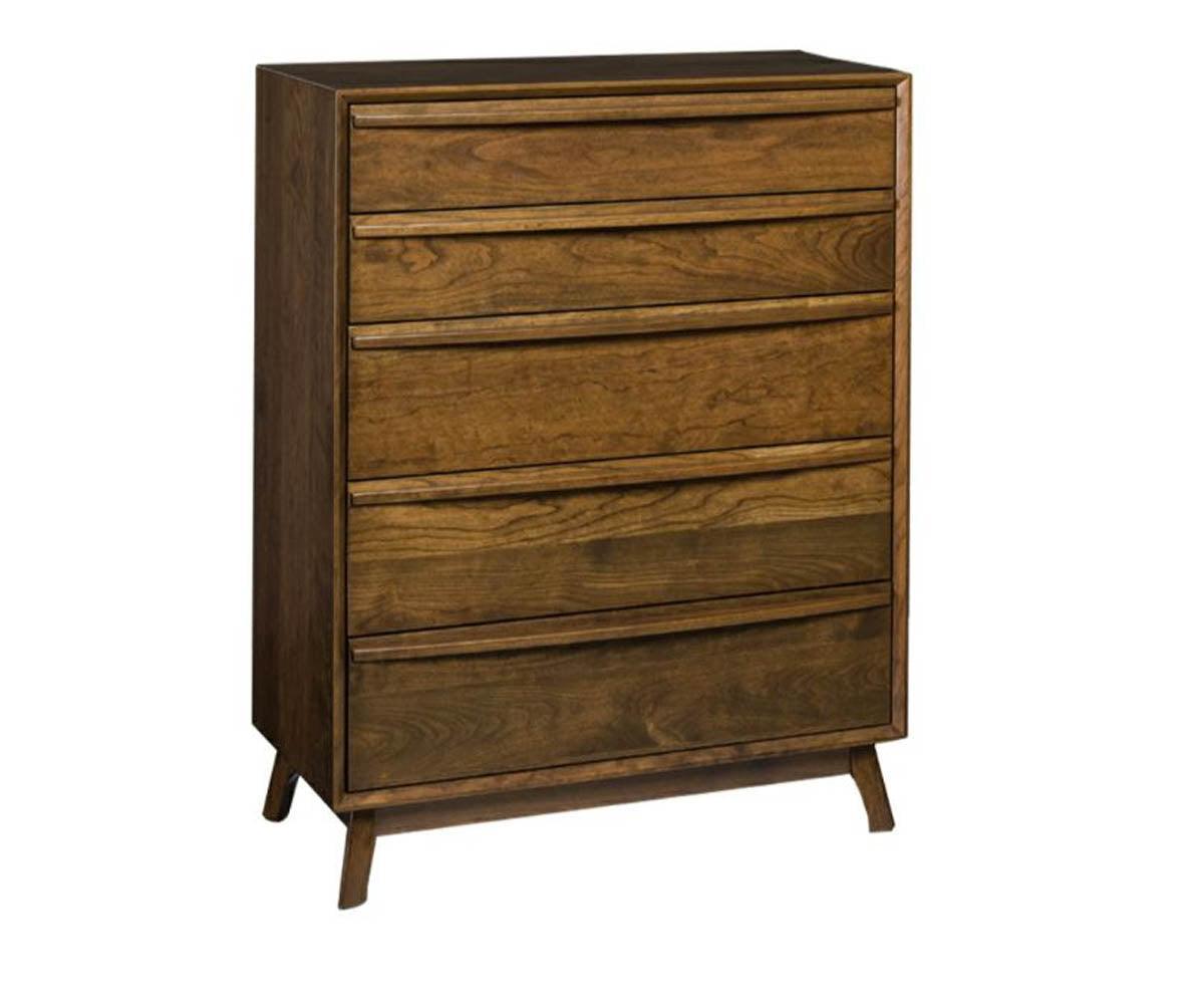 Amish Cambridge Five Drawer Chest