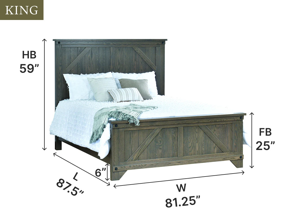 Amish Cambridge Bed - Thumbnail 3