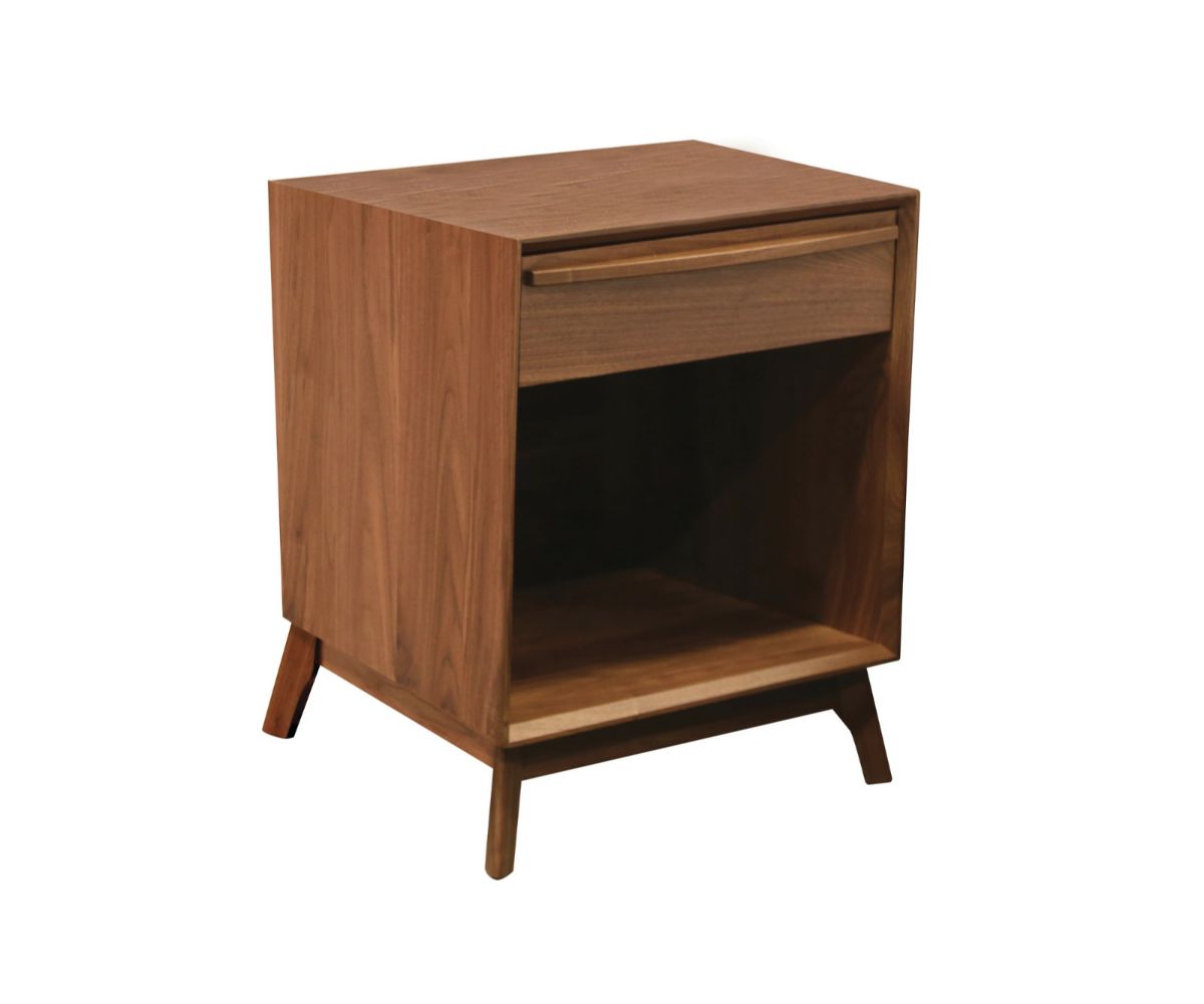 Amish Cambridge One Drawer Open Nightstand
