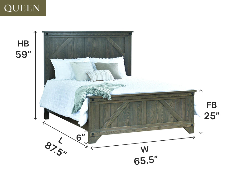 Amish Cambridge Bed - Thumbnail 4