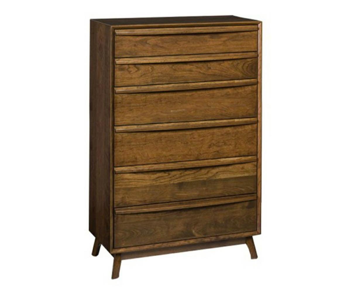 Amish Cambridge Six Drawer Tall Chest