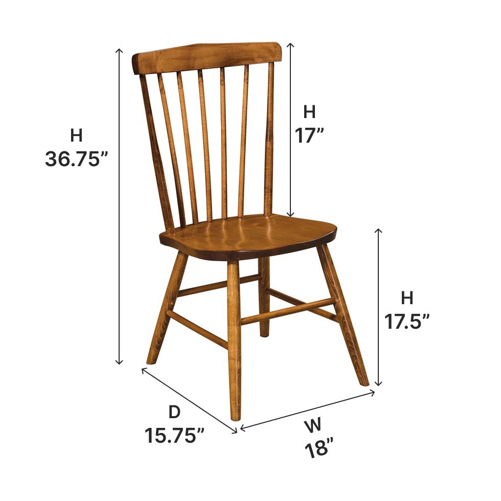 Amish Cantaberry Side Chair - Thumbnail 2