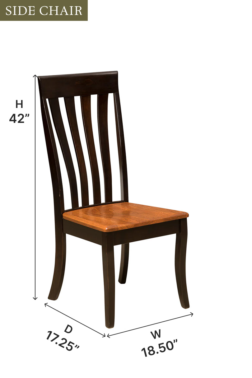 Amish Canterbury Dining Chair - Thumbnail 4