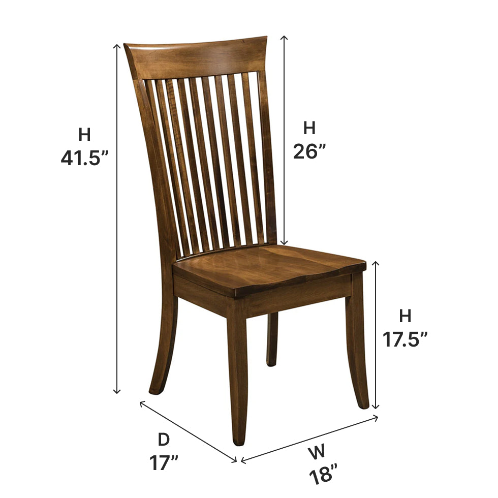 Amish Carlisle Side Chair