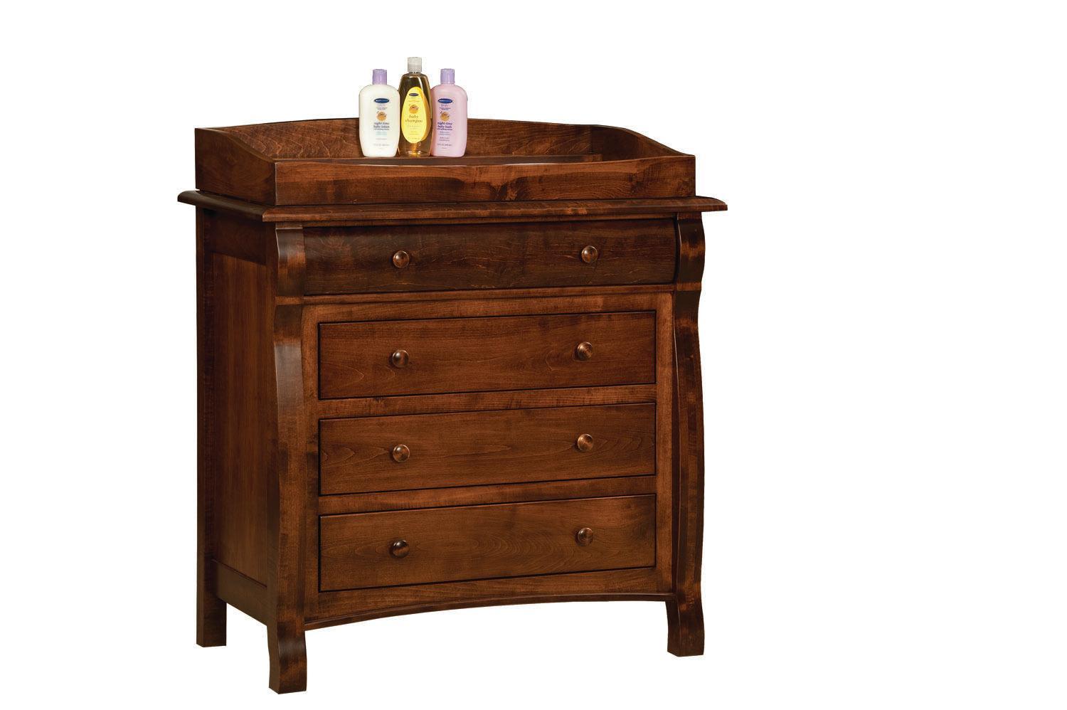 Amish Castlebury Four Drawer Dresser