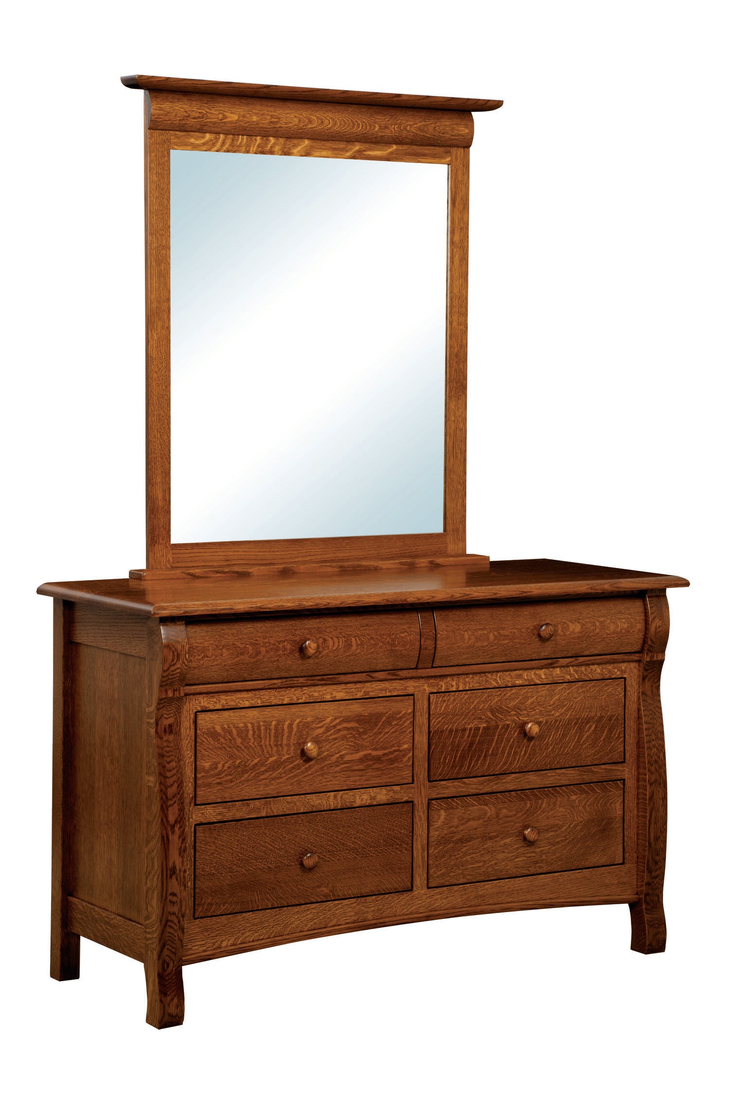 Amish Castlebury Six Drawer Dresser