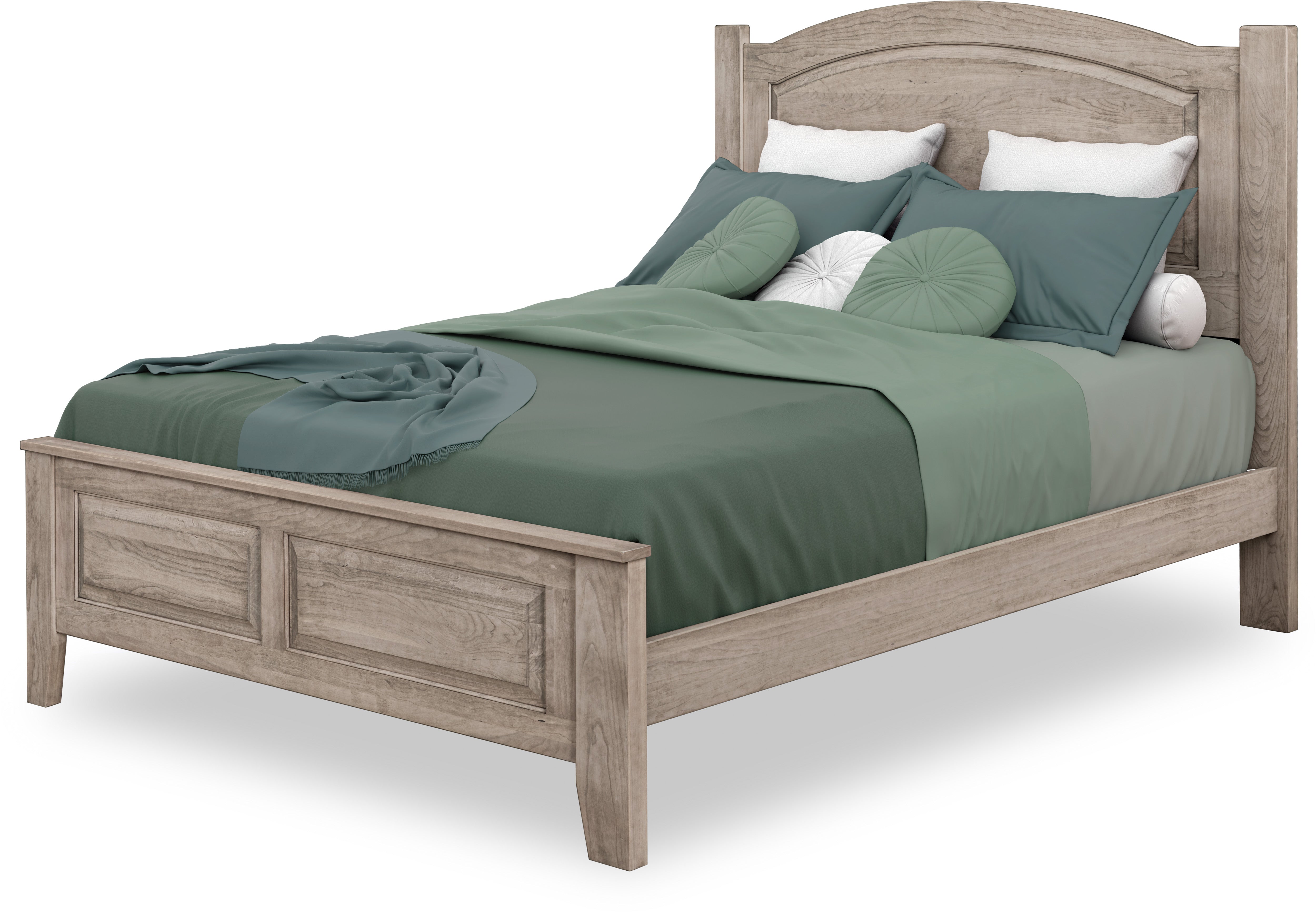 celina bed in sap cherry with mineral stain