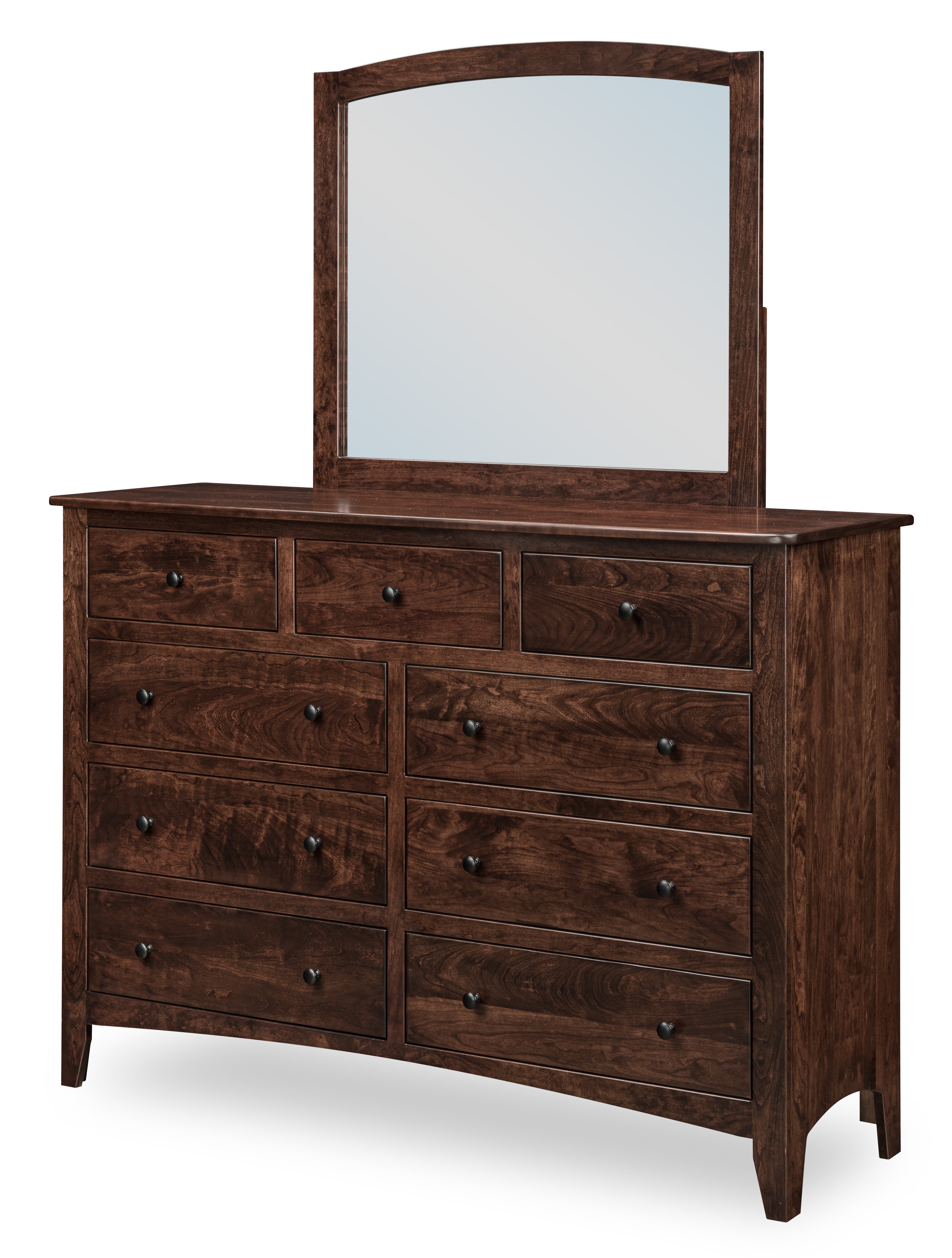celina tall dresser in sap cherry with manchester stain
