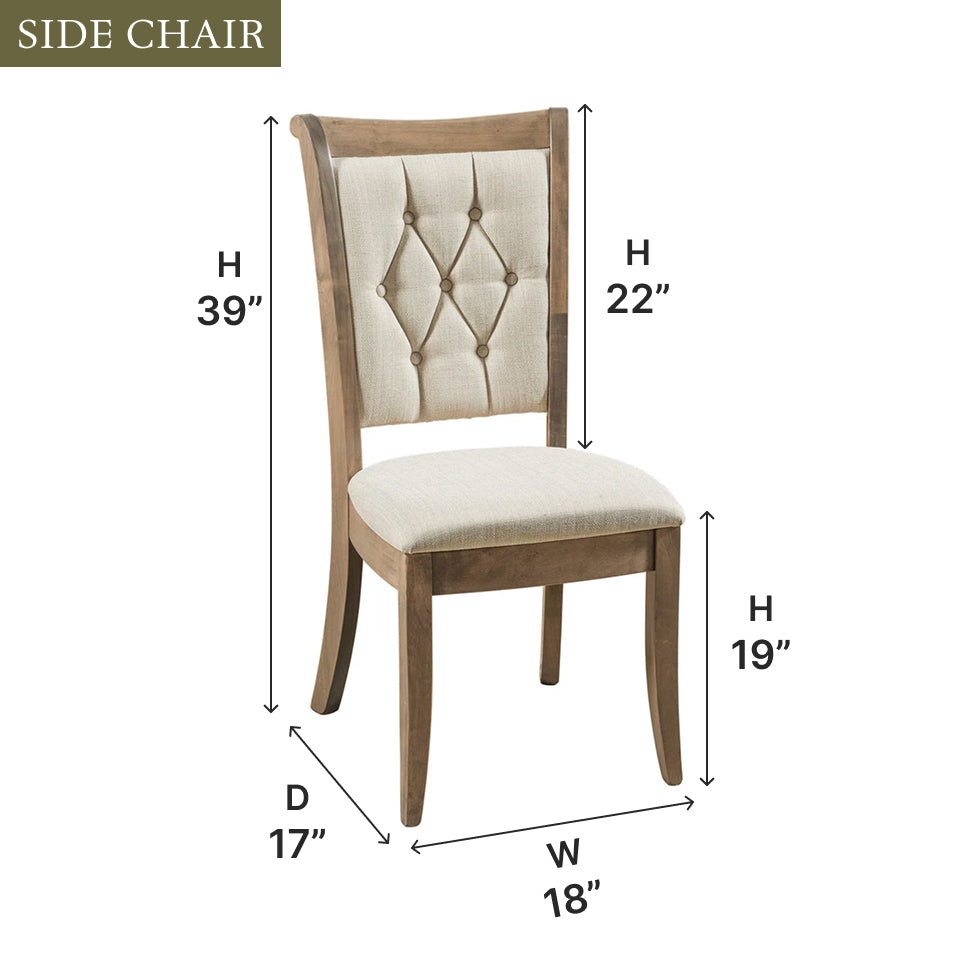 Amish Chelsea Side Chair