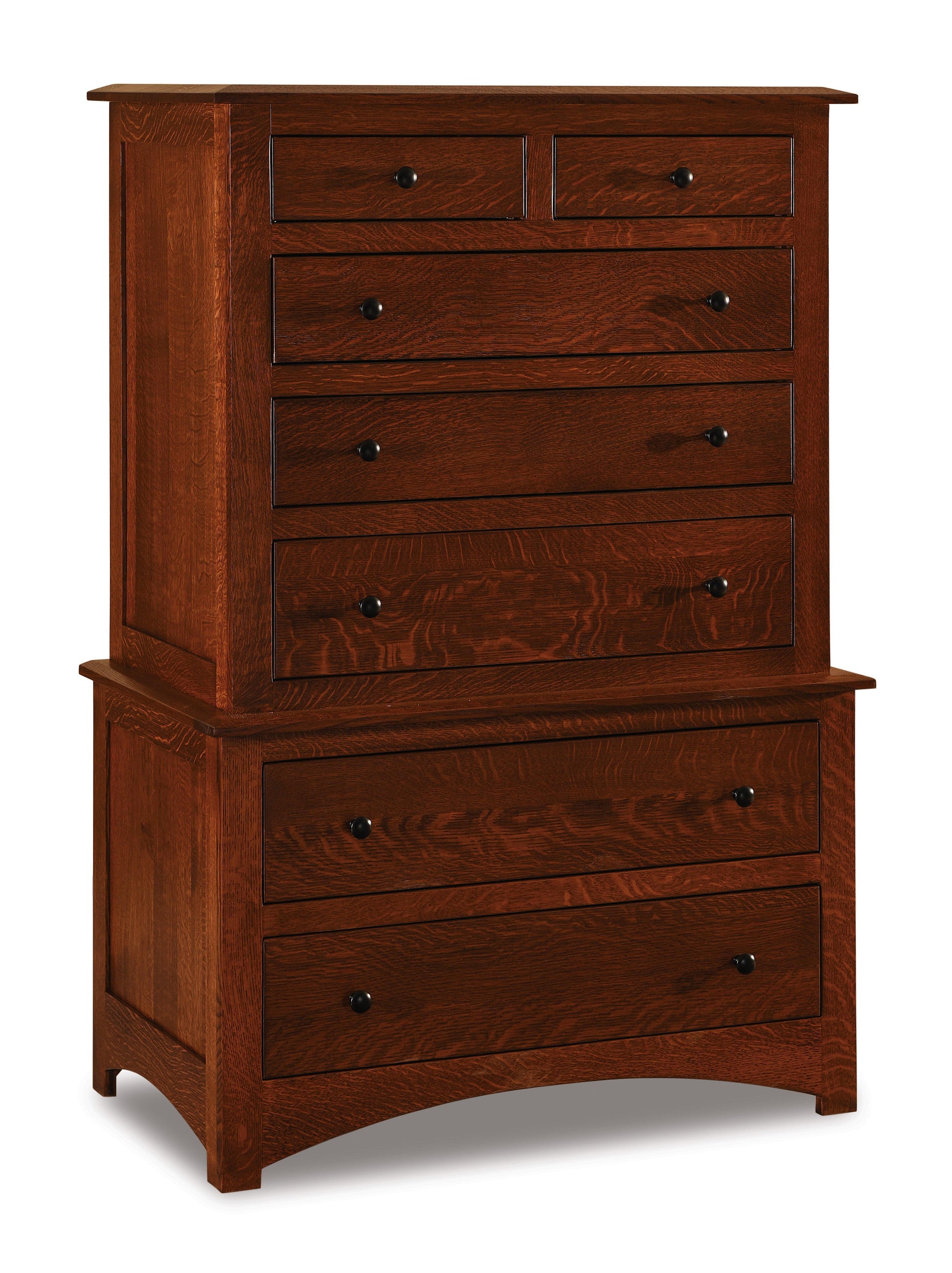american made amish finland seven drawer chest