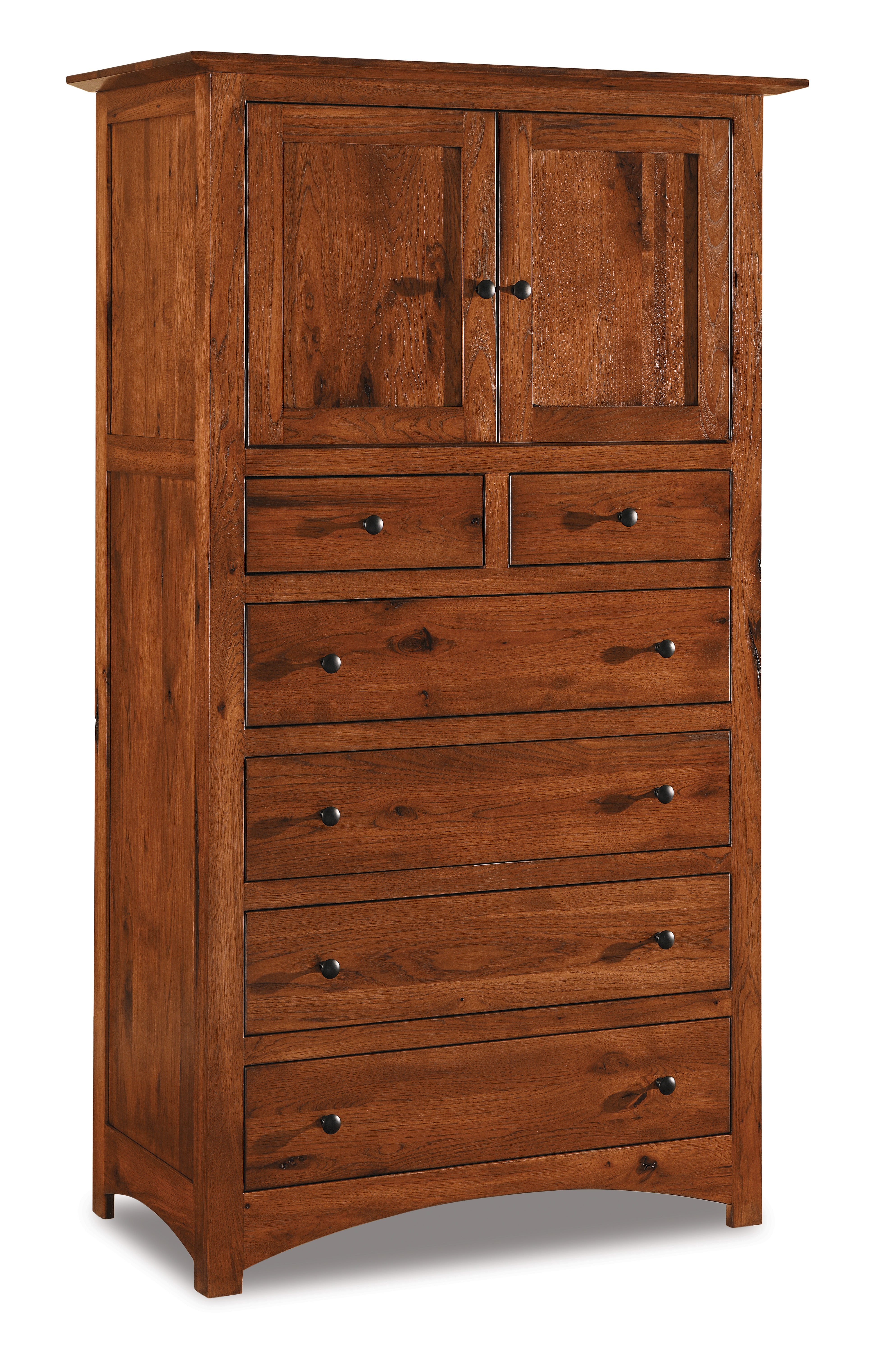 american made amish finland six drawer two door armoire