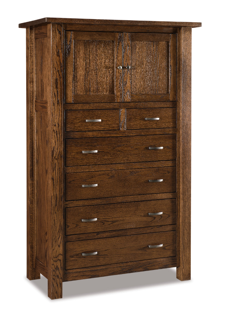 Amish Heidi Six Drawer Two Door Armoire Chest