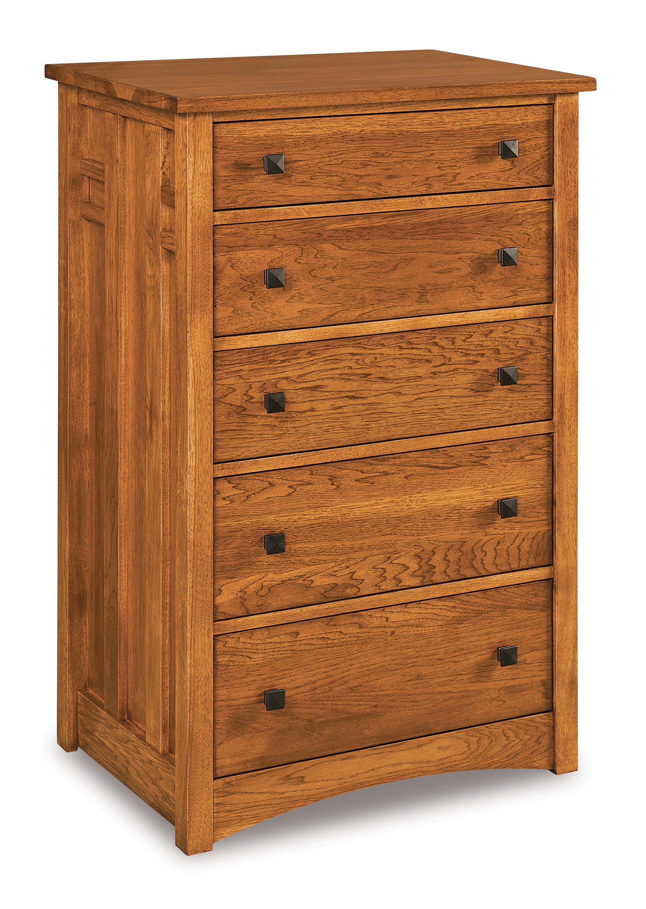 american made amish kascade five drawer chest