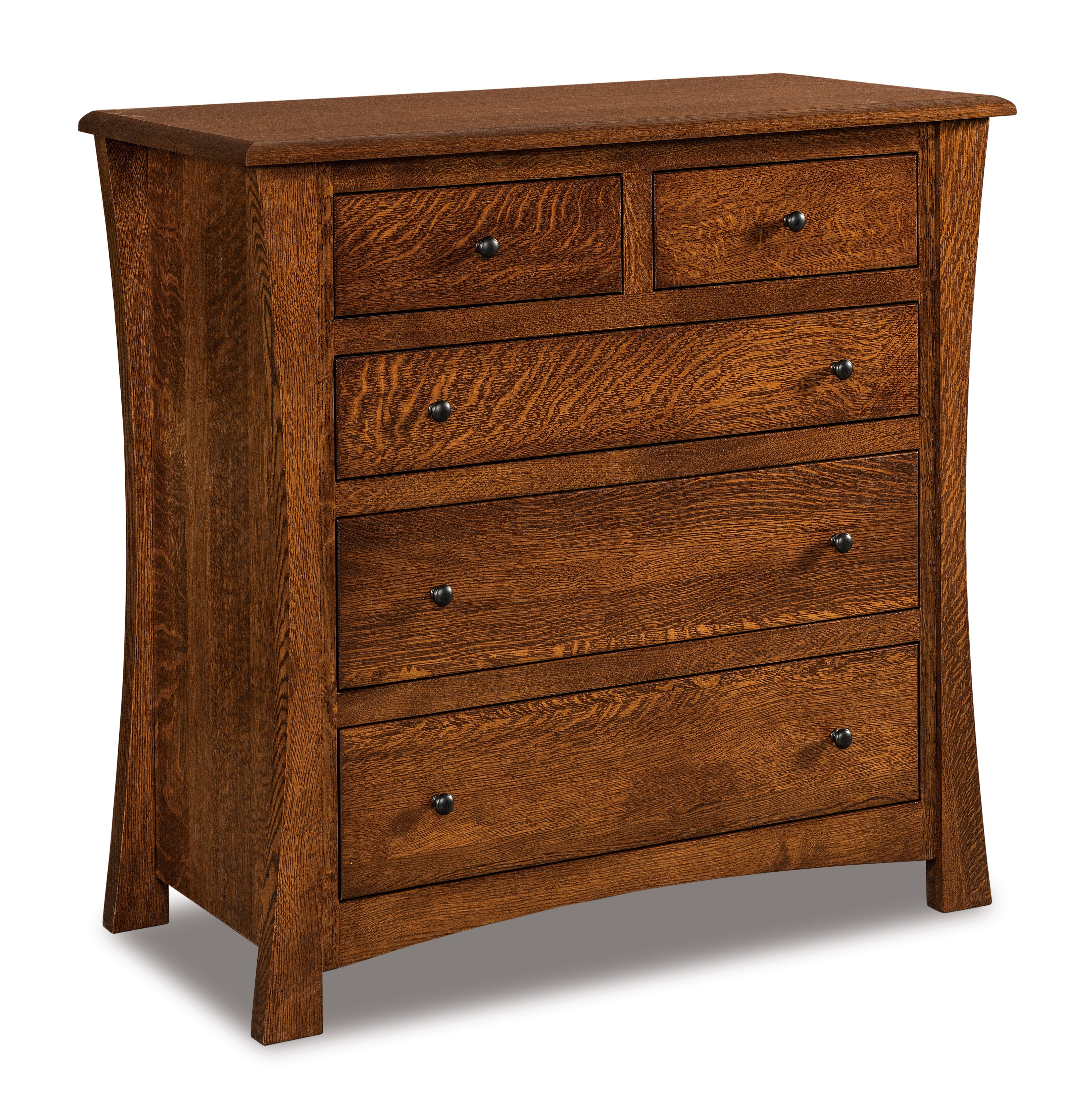 american made amish matison five drawer chest