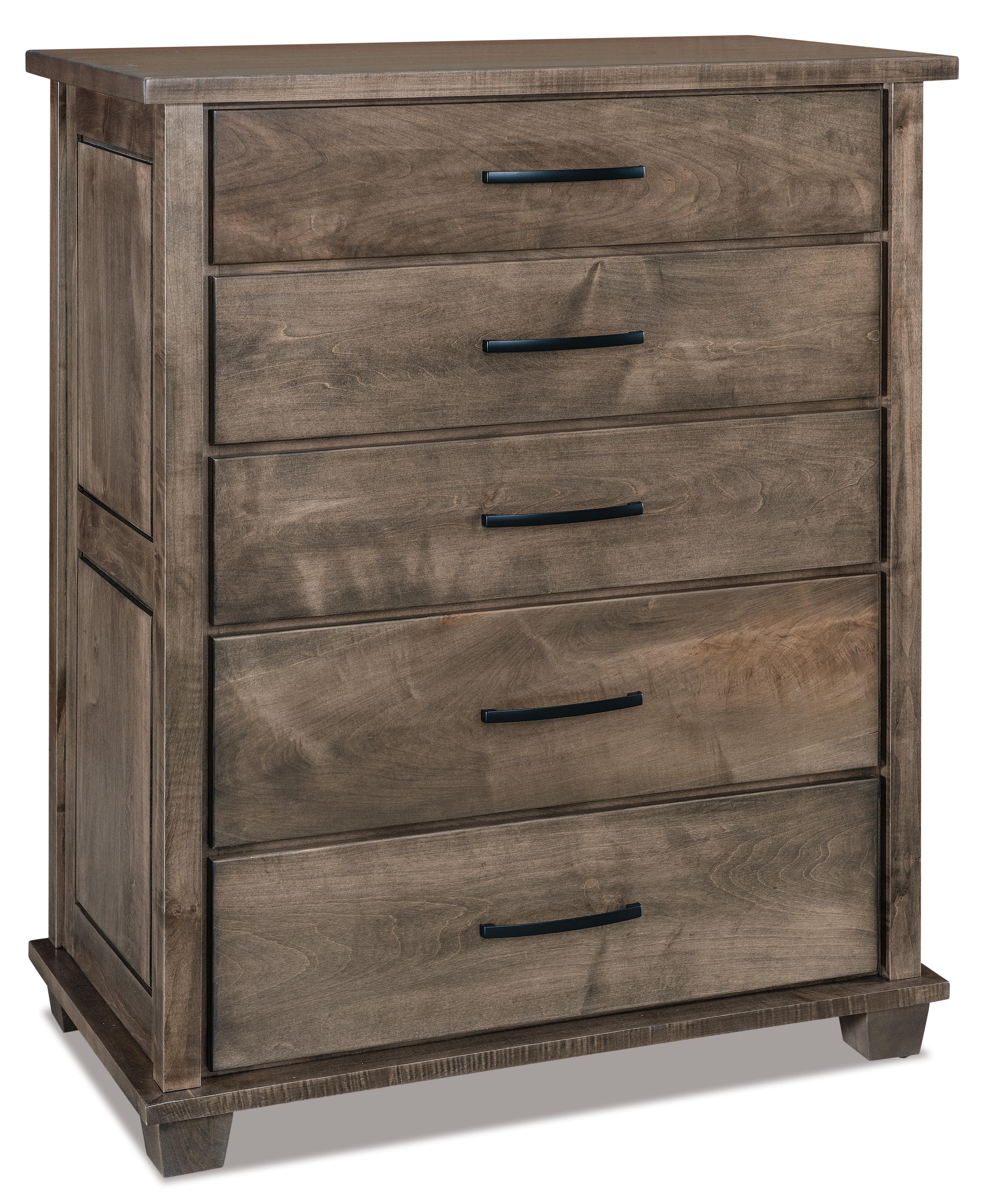 american made amish monarch five drawer chest