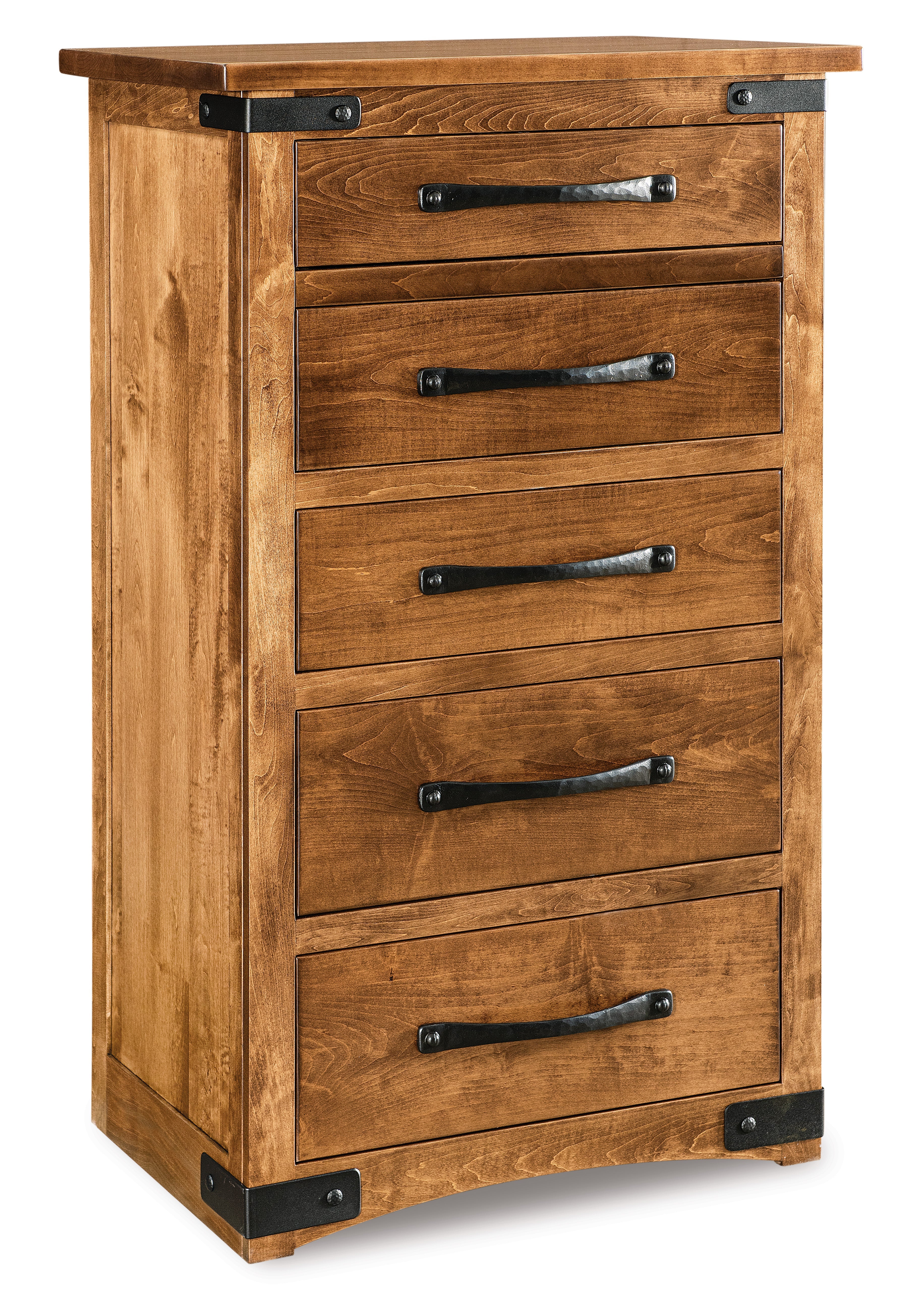 Amish Orewood Five Drawer Chest