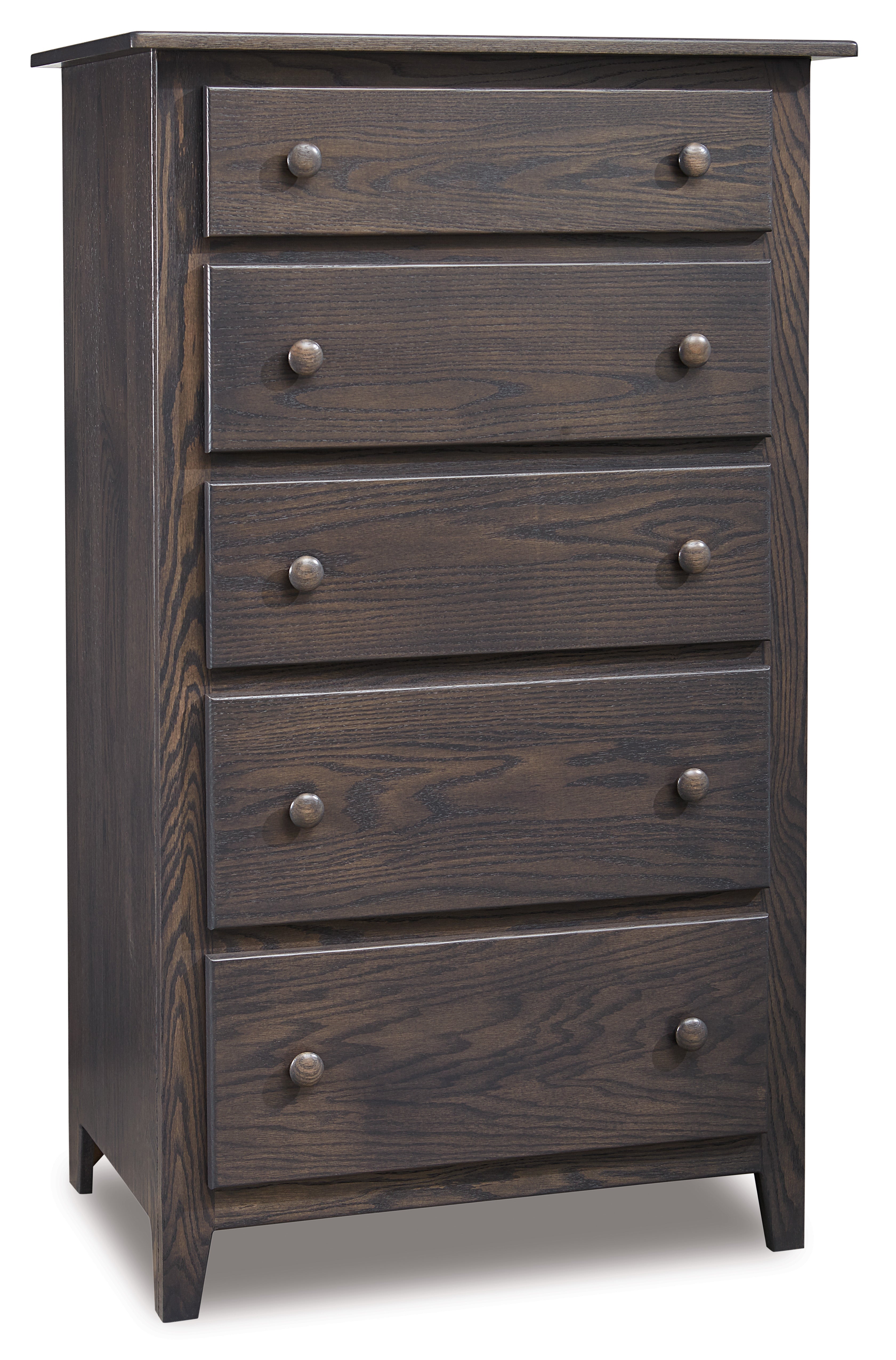 Amish Shaker Five Drawer Chest