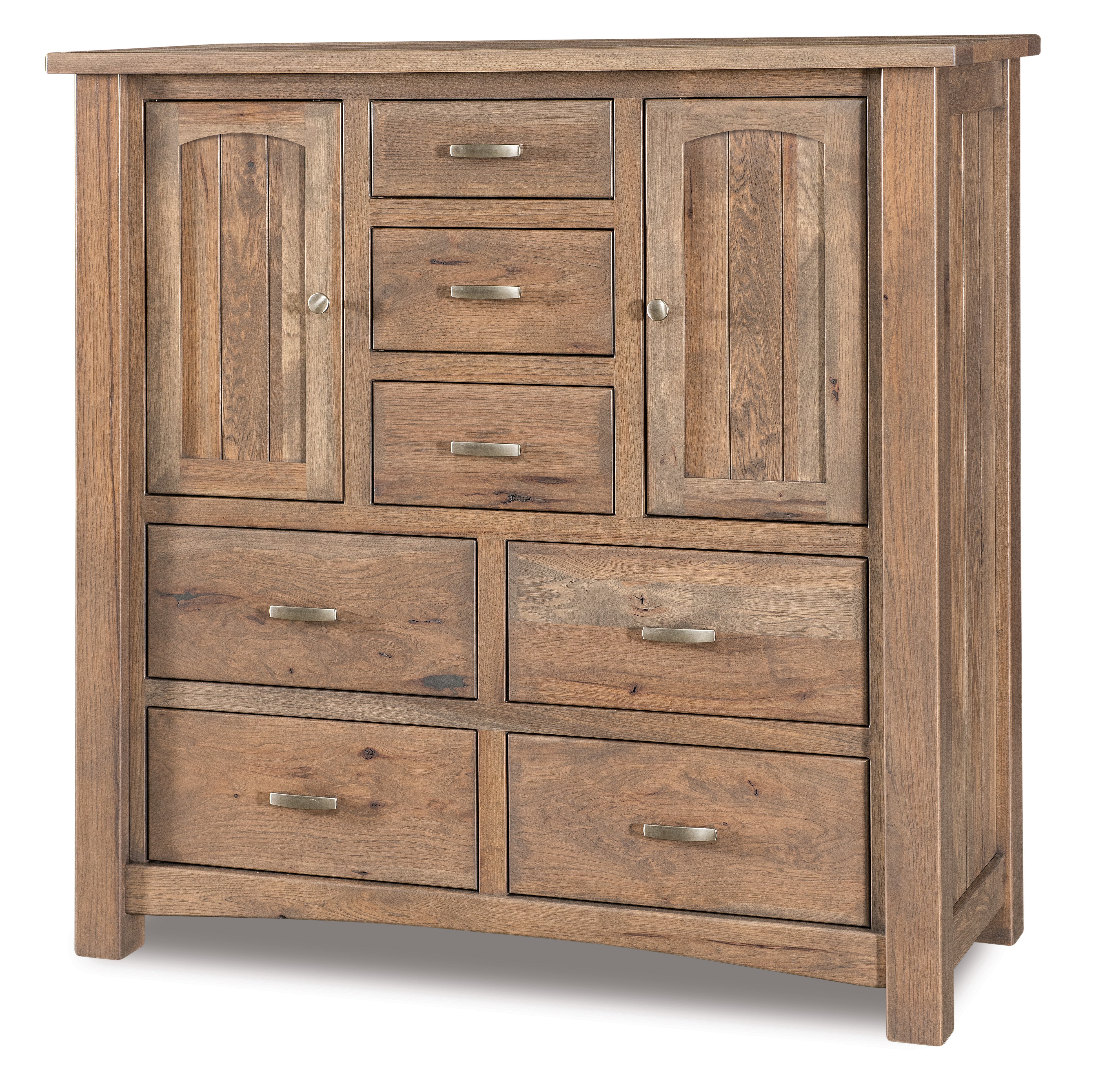 Amish Timbra Seven Drawer Two Door His & Hers Chest