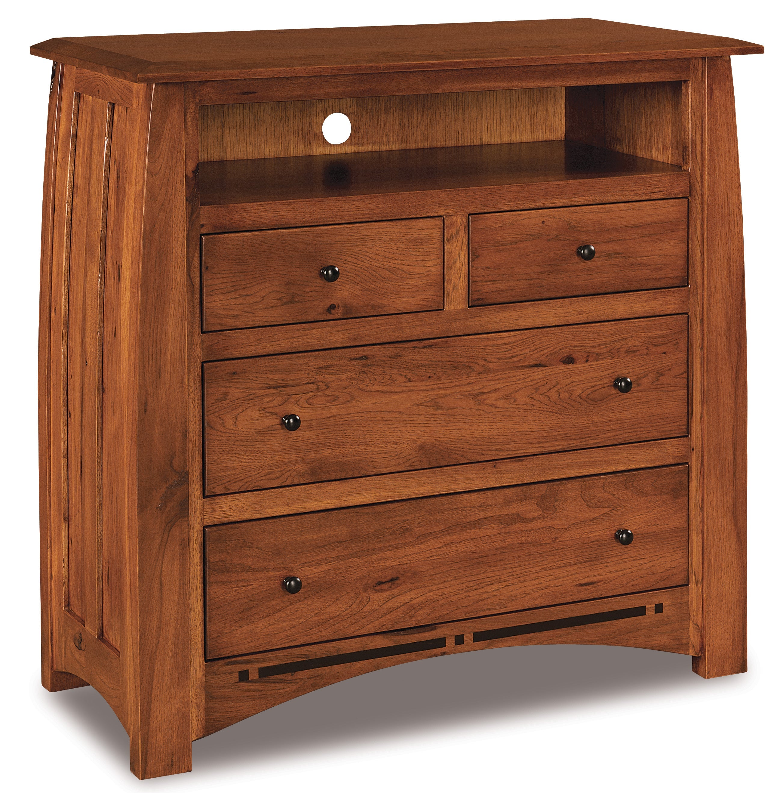 Amish Boulder Creek Four Drawer Media Chest