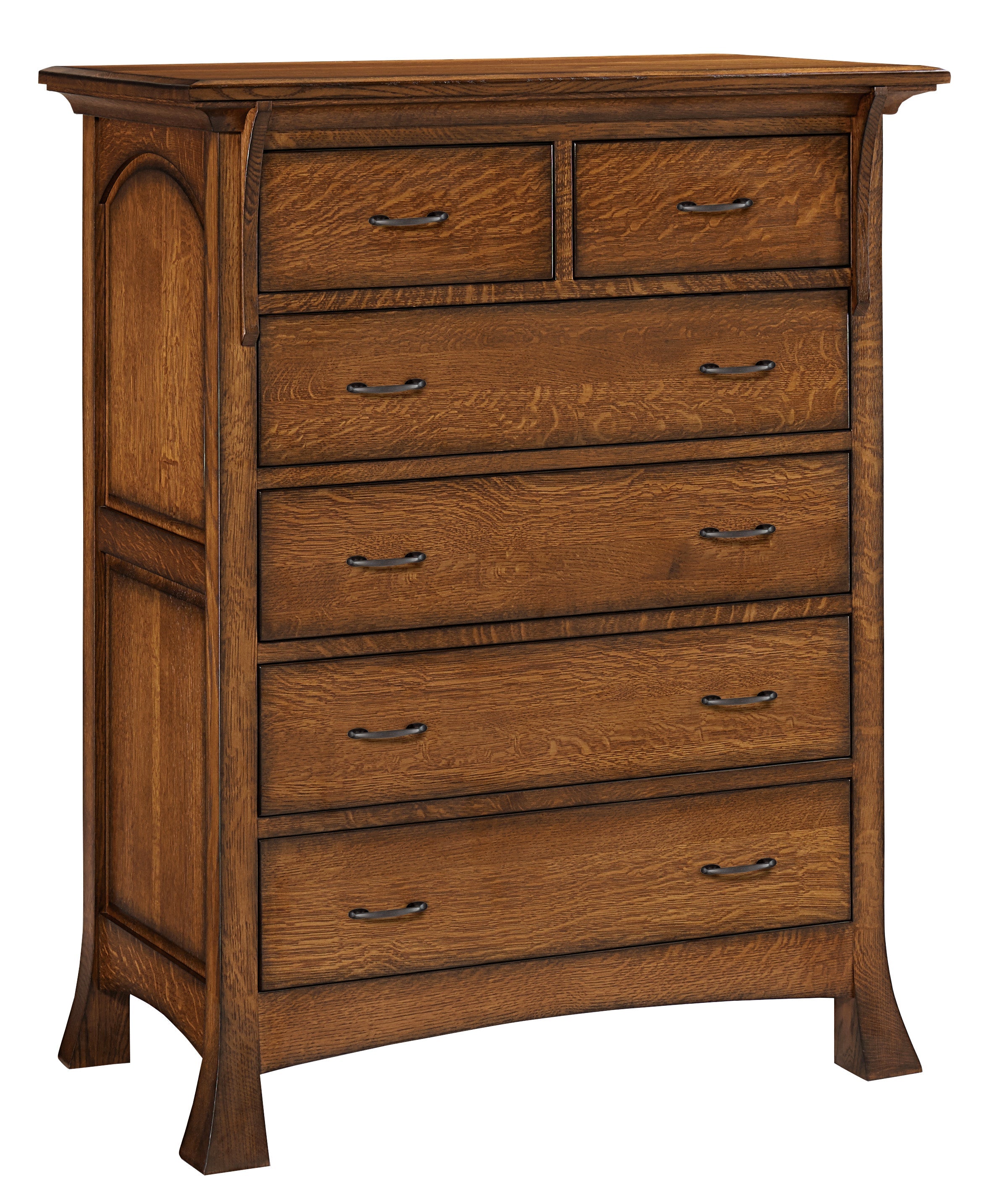 american made amish breckenridge six drawer chest