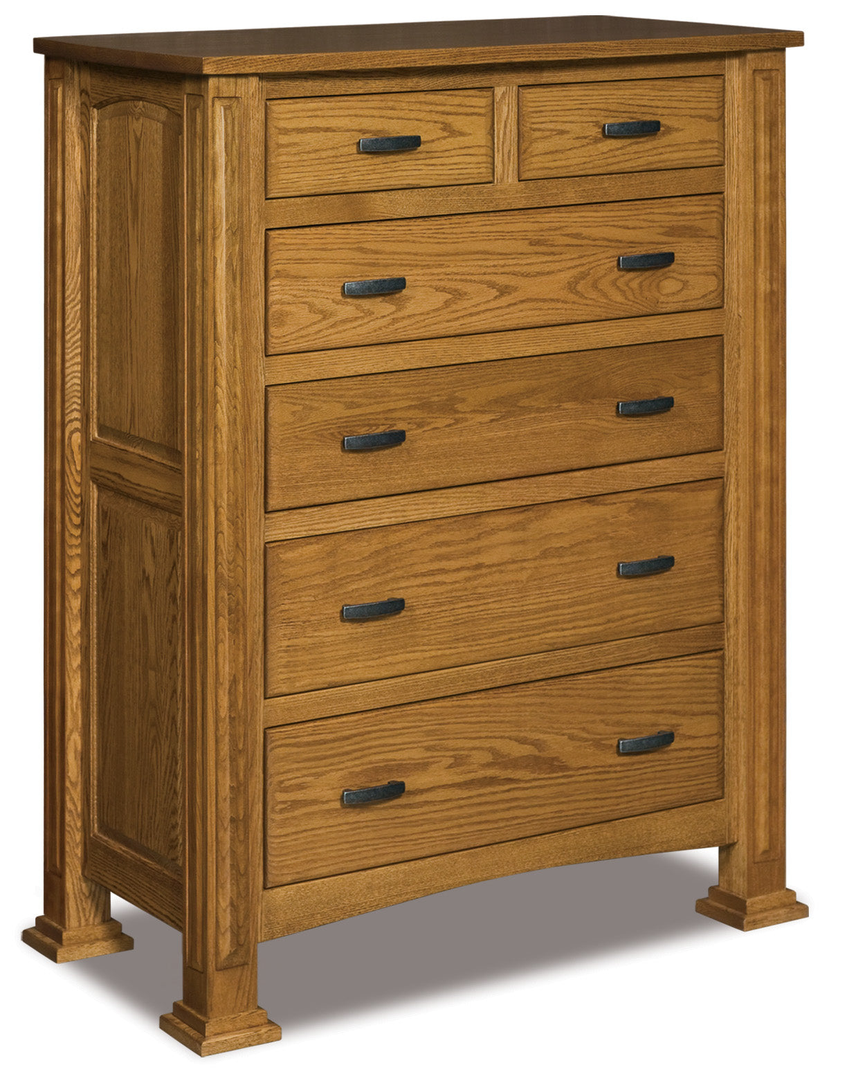 american made amish lexington six drawer chest