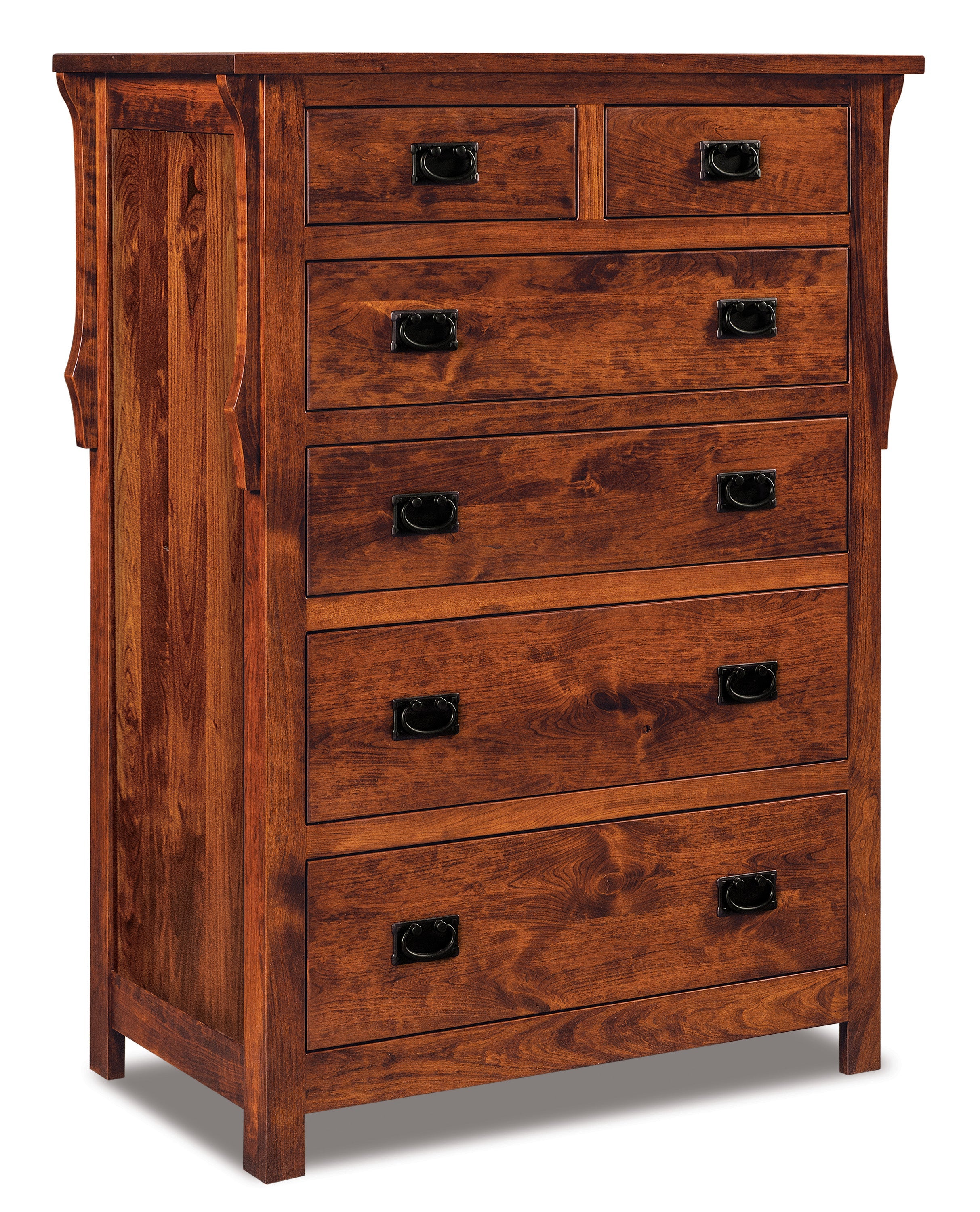 Amish Stick Mission Six Drawer Chest