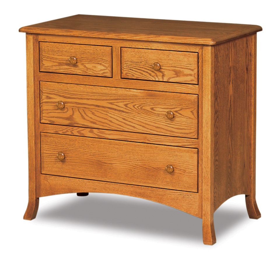 american made amish carlisle four drawer chest