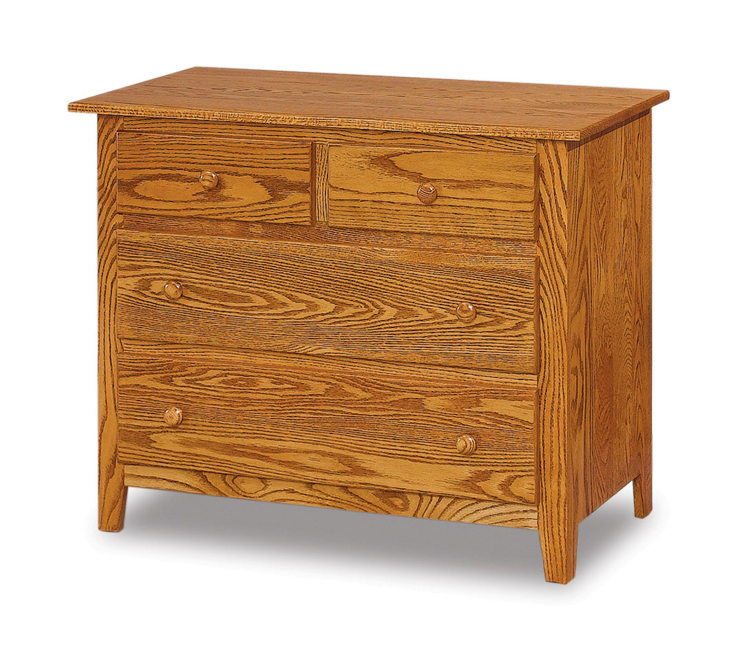 american made amish shaker four drawer chest