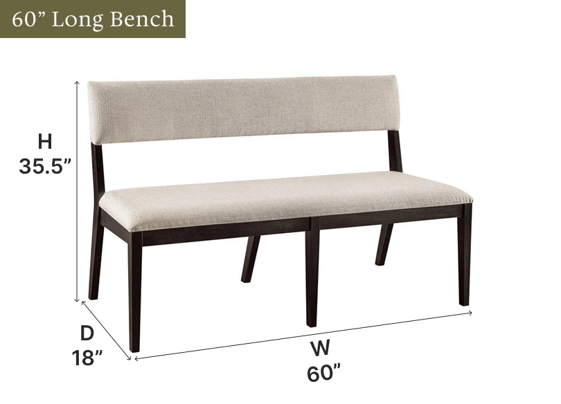 Amish Chevron Side Bench